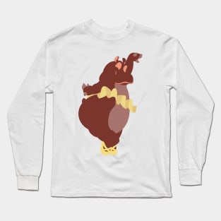 Graceful As A Hippo Long Sleeve T-Shirt